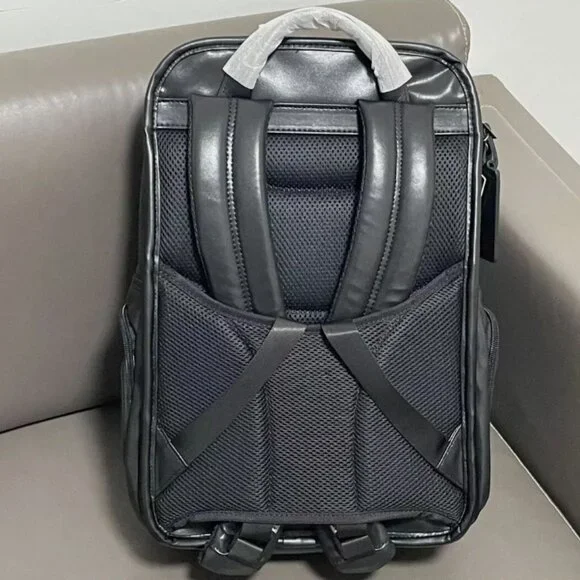 Tumi Alpha Business Backpack Black Leather